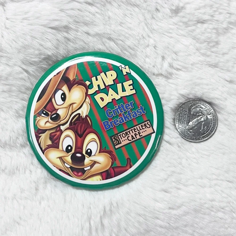 🔮 5/$25 Disney Chip N Dale‎ Critter Breakfast at Storytellers Cafe Pin